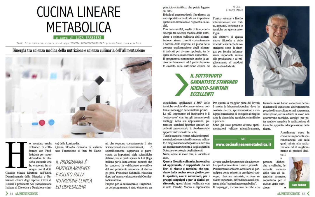 Cucina Lineare Metabolica. Cos’è e perchè potrebbe salvare il mondo.