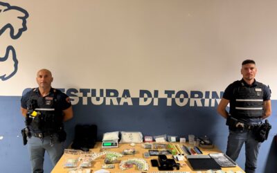 Torino, droga e oltre 36mila euro sequestrati dopo un controllo stradale
