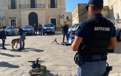 Copertino, studenti e polizia a confronto nella giornata di San Michele