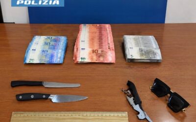 Grugliasco, rapina alle Poste con un coltello: 1.215 euro recuperati nell’auto rubata
